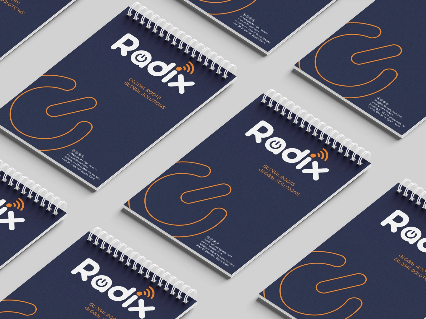 notebook radix tech mocup